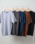 Classic Tee 5 Pack: Grey, Charcoal, Navy, Brown, Black product image 1