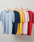Classic Tee 5 Pack: Pale Blue, Navy, Yellow, Pink, Red product image 1