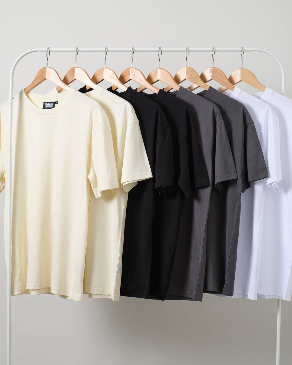Classic Tee 8 Pack: Natural, Black, Charcoal, White product image 1