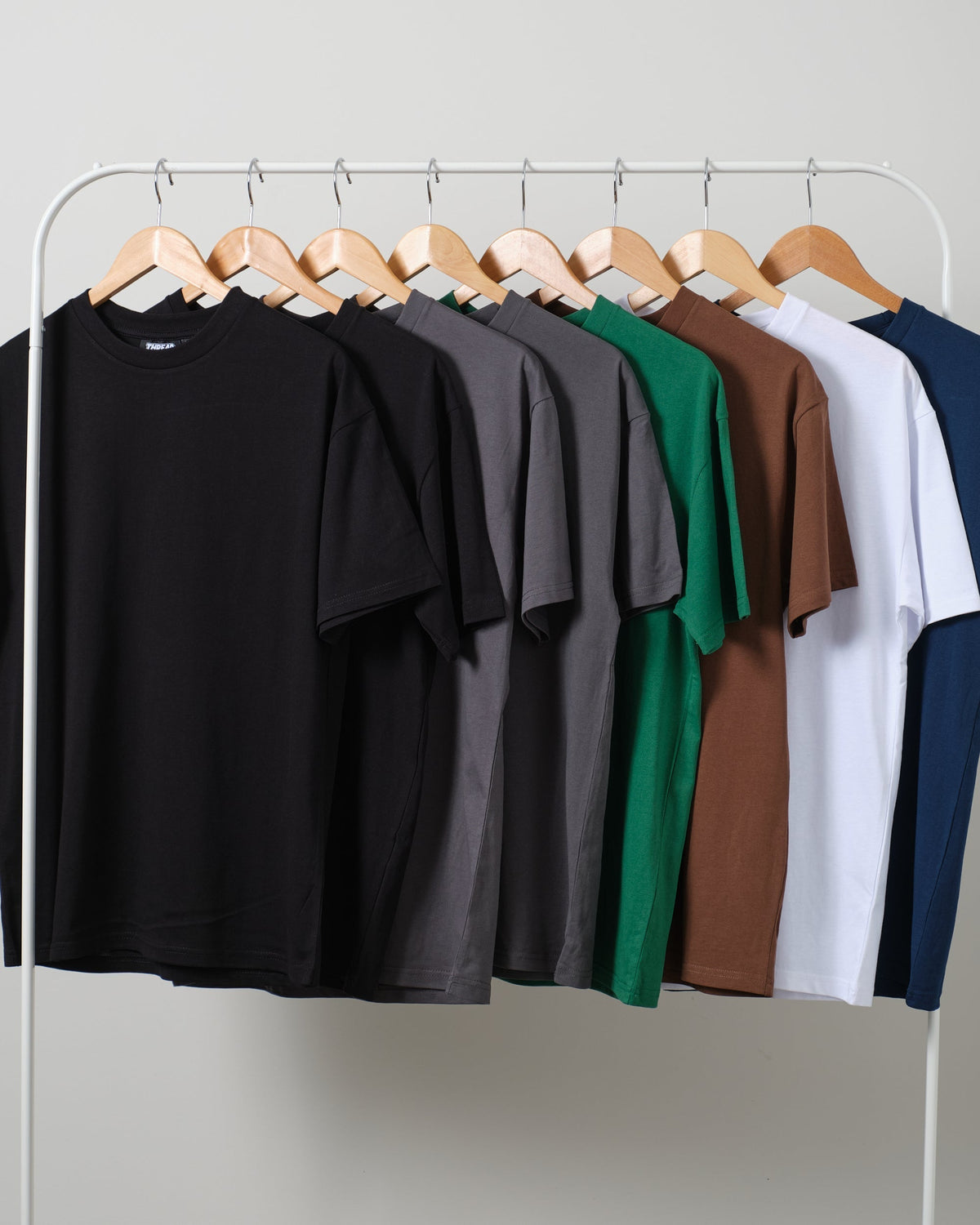 Classic Tee 8 Pack: Black, Charcoal, Green, Brown, White product image 1