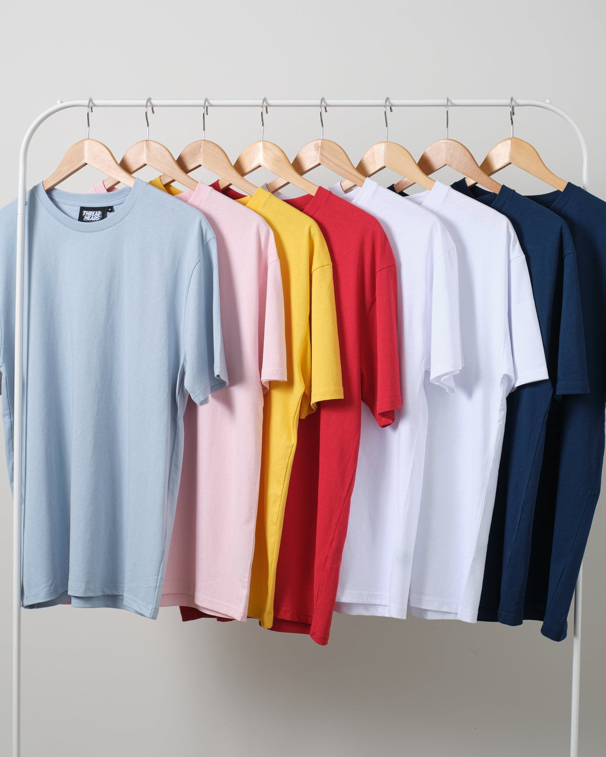 Classic Tee 8 Pack: Pale Blue, Pink, Yellow, Red, White product image 1