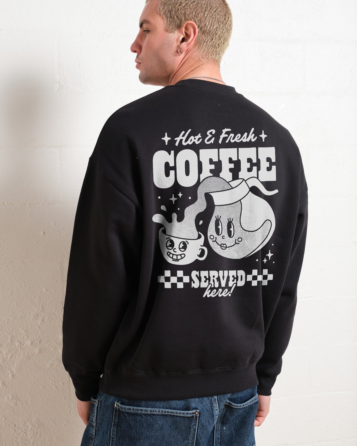 Hot & Fresh Coffee Sweatshirt product image 5