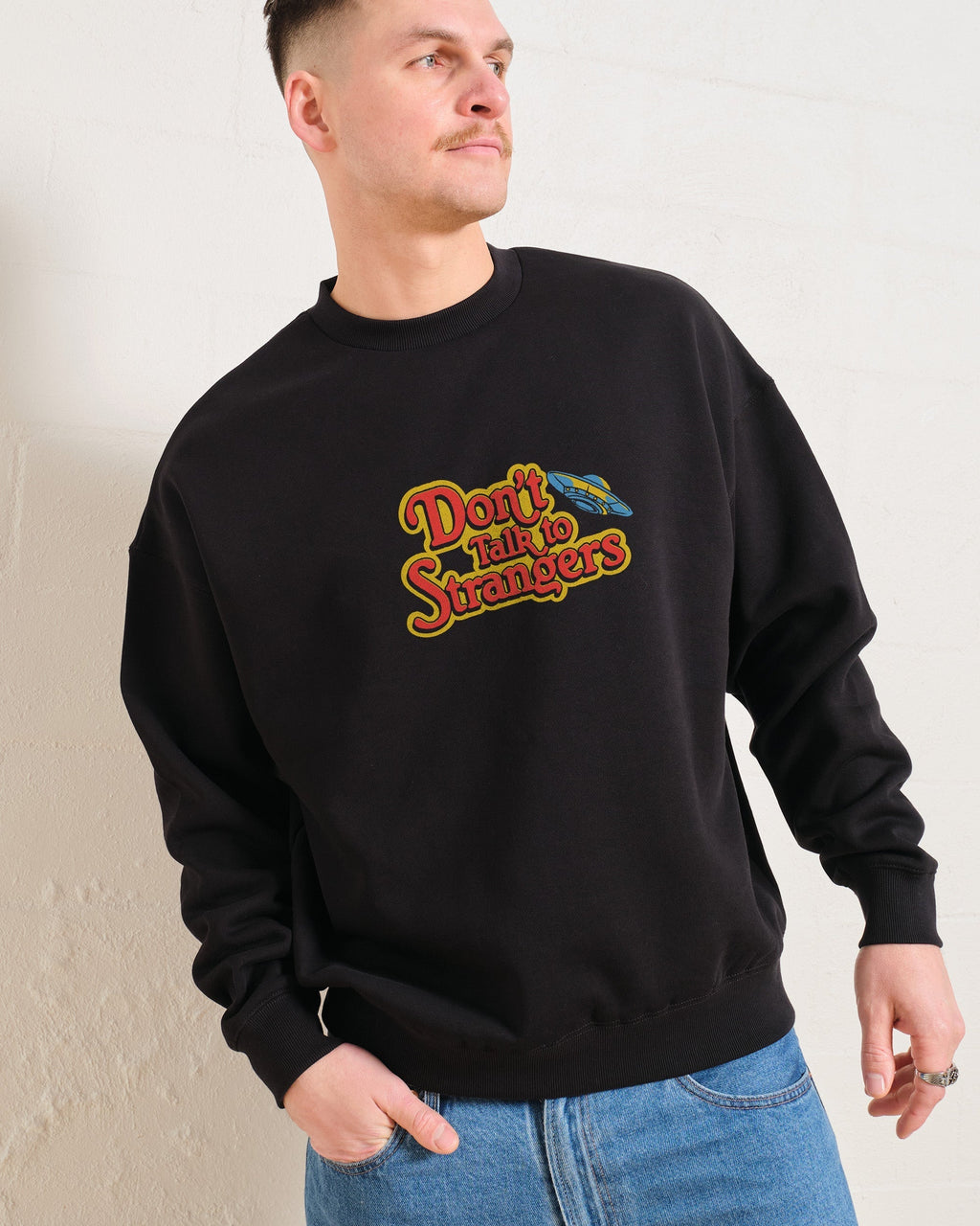 Don't Talk to Strangers Front and Back Sweatshirt product image 2