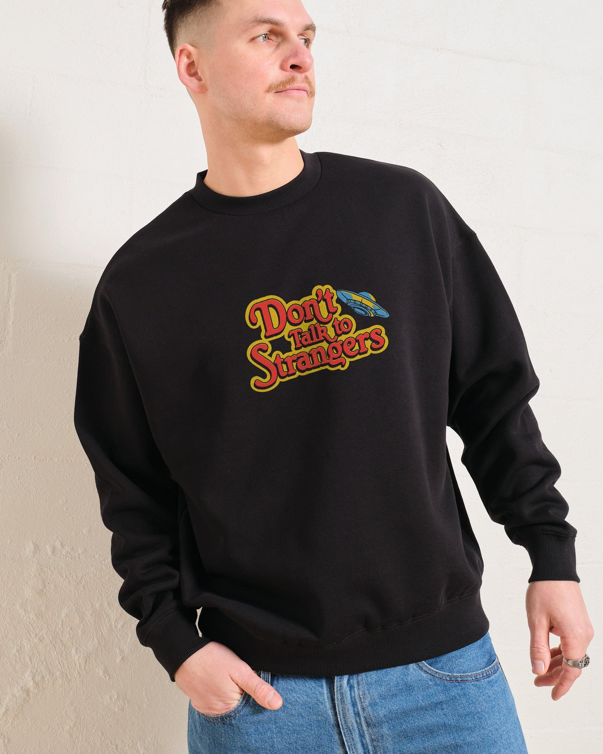 Don't Talk to Strangers Front and Back Sweatshirt product image 2