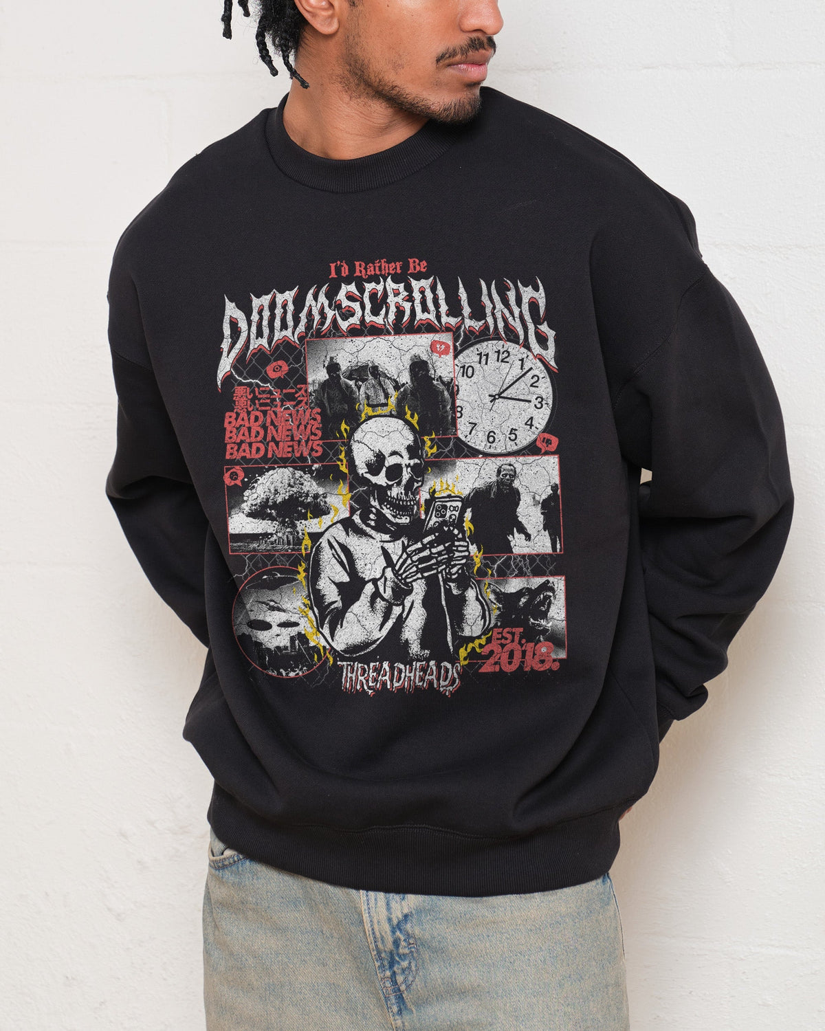 I’d Rather Be Doom Scrolling Sweatshirt product image 1