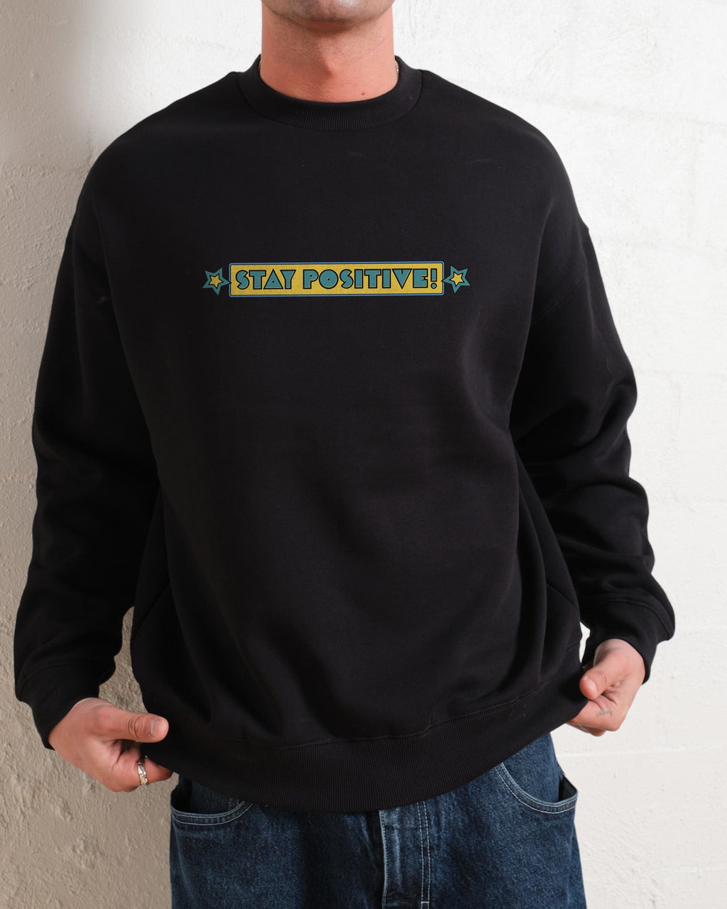 Stay Positive Front and Back Sweatshirt product image 4
