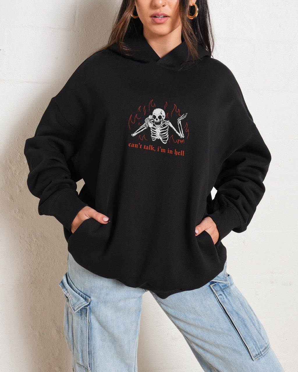 Can't Talk In Hell Hoodie product image 4