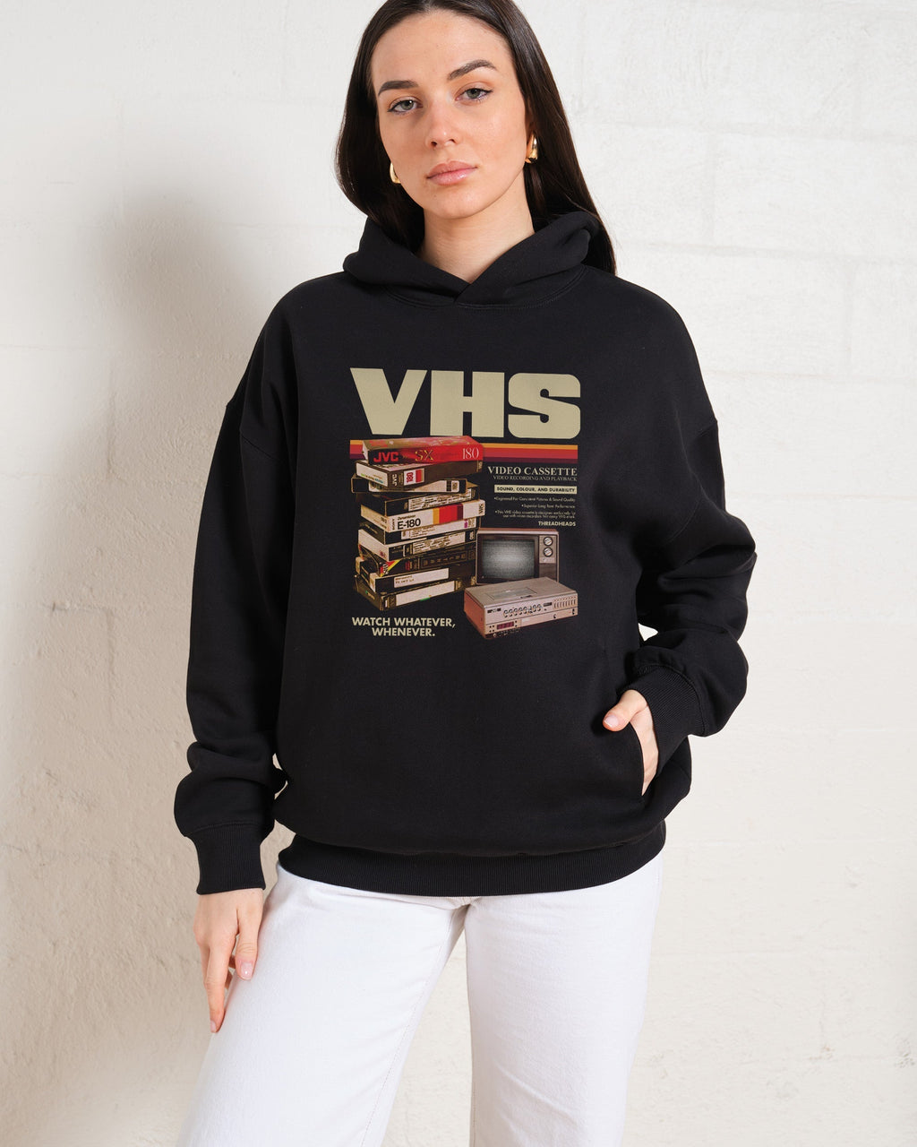 Vintage VHS Tapes Hoodie product image 4