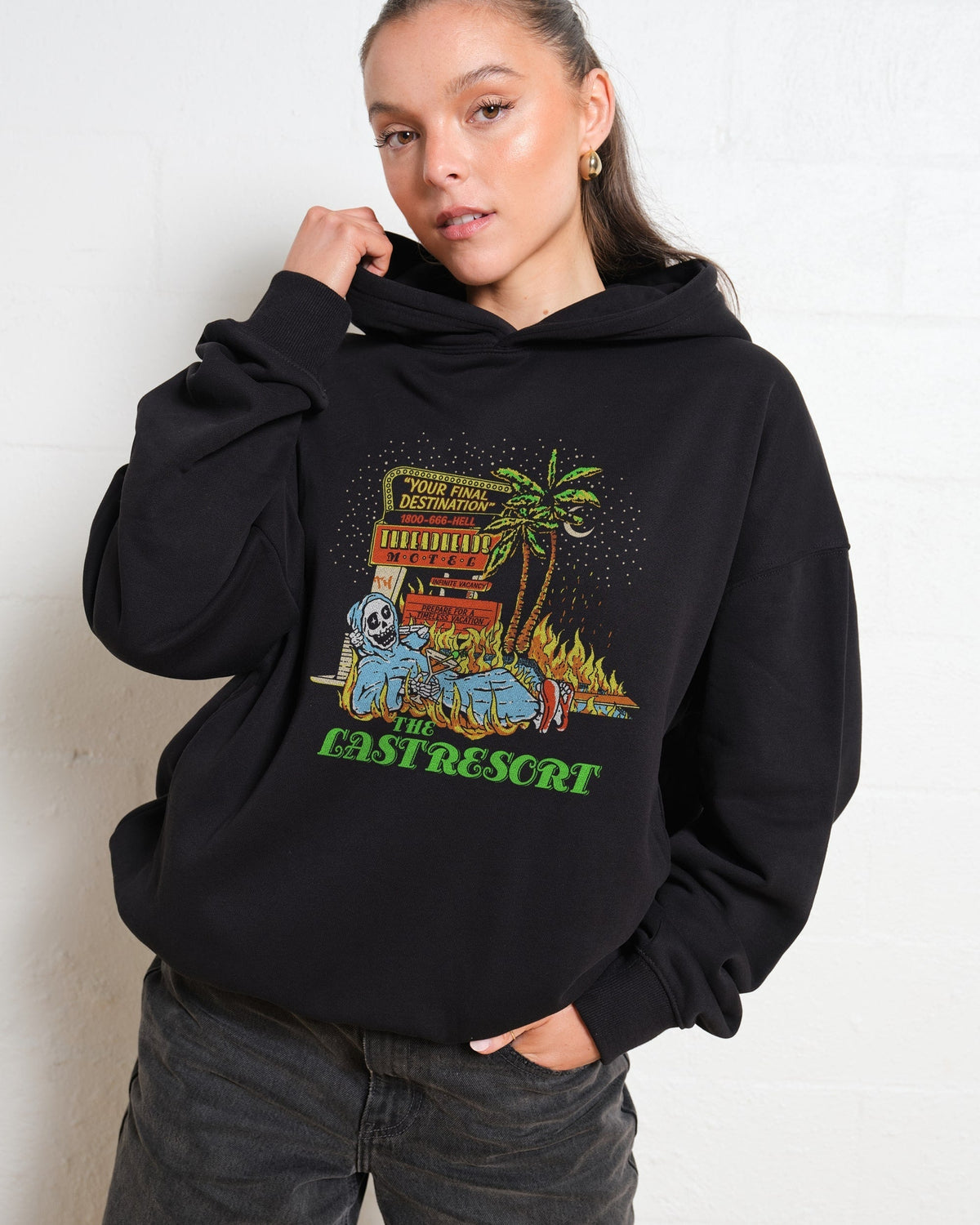 Last Resort Hotel Vacation Packages Hoodie product image 2