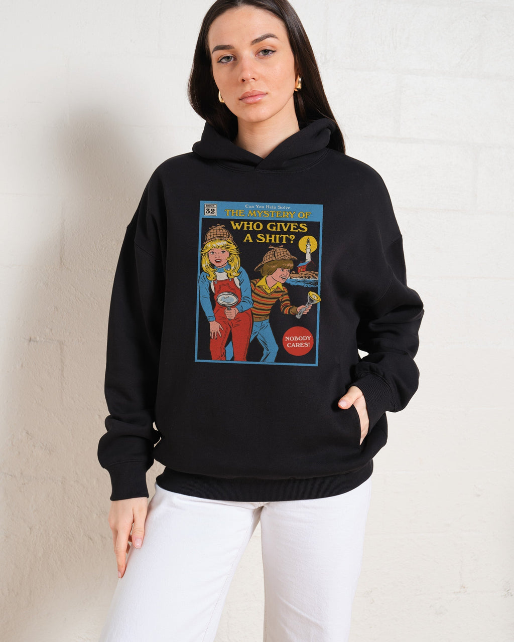 The Mystery of Who Gives a Sh-t Hoodie product image 2