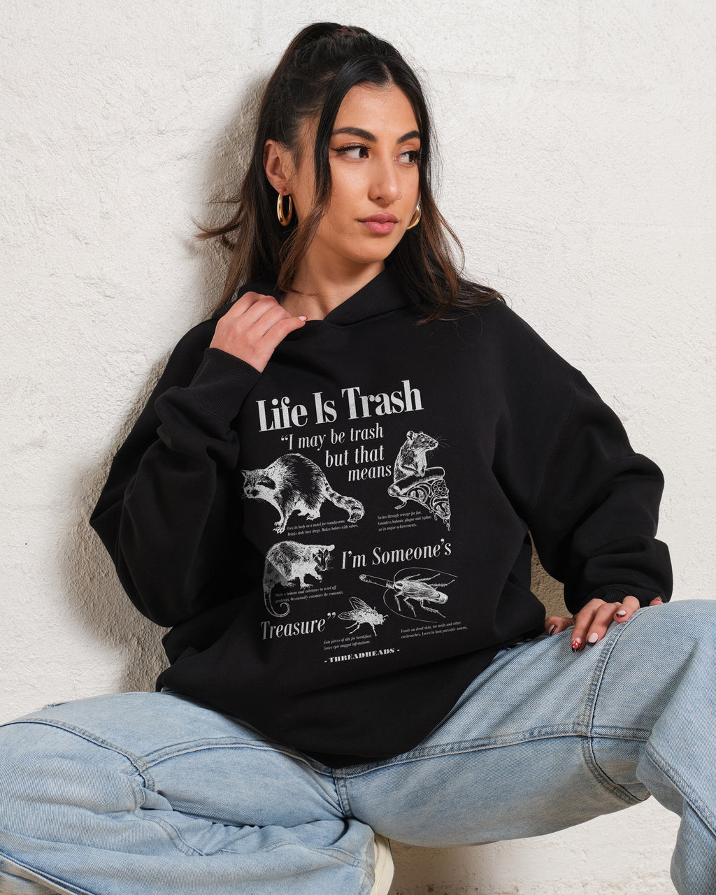 Life Is Trash Hoodie product image 3
