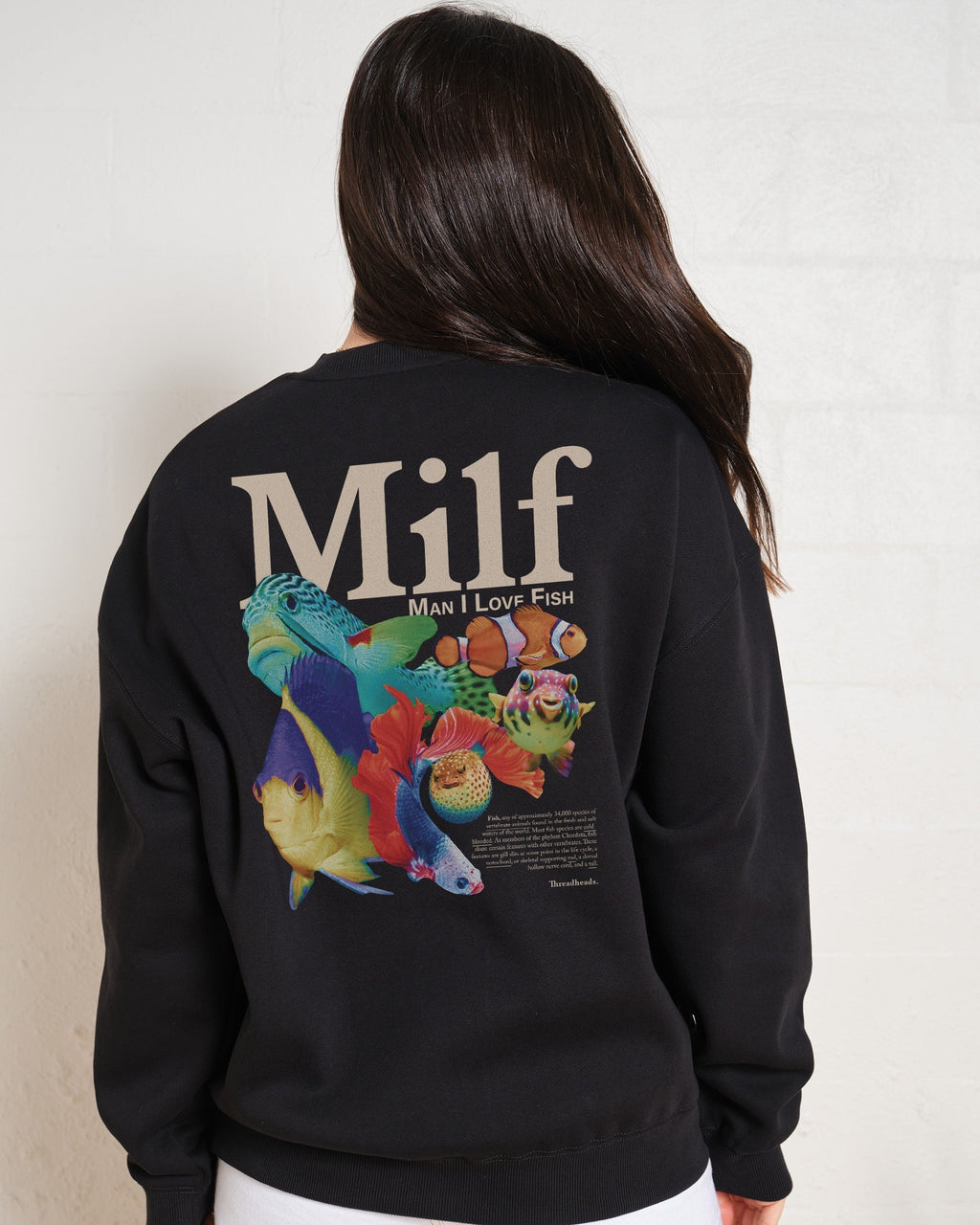 Man I Love Fish Front and Back Sweatshirt product image 4