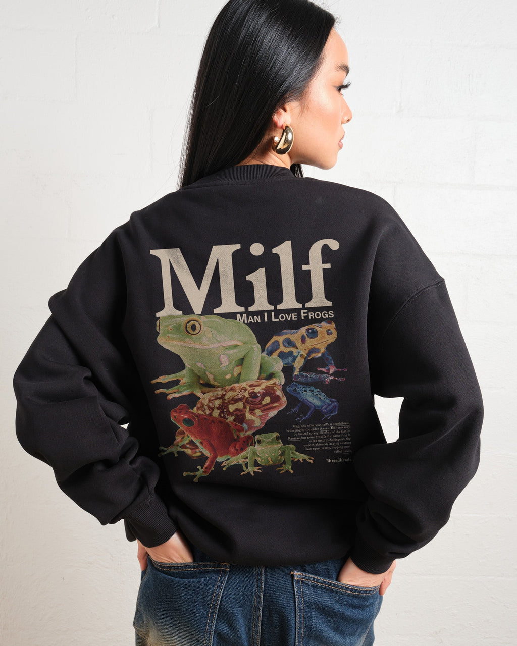 Man I Love Frogs Front and Back Sweatshirt product image 4
