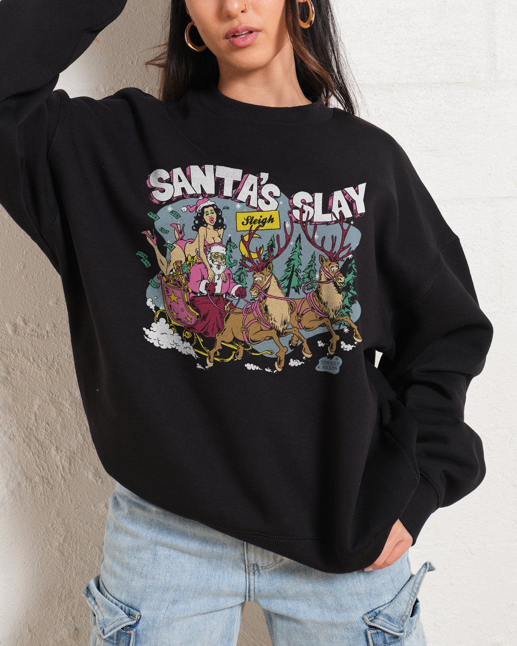 Santa Slay Sweatshirt product image 3