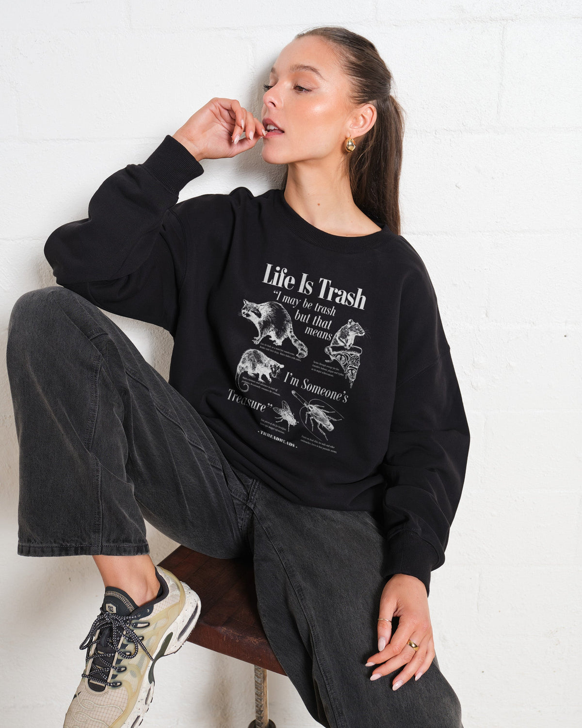 Life Is Trash Sweatshirt product image 3