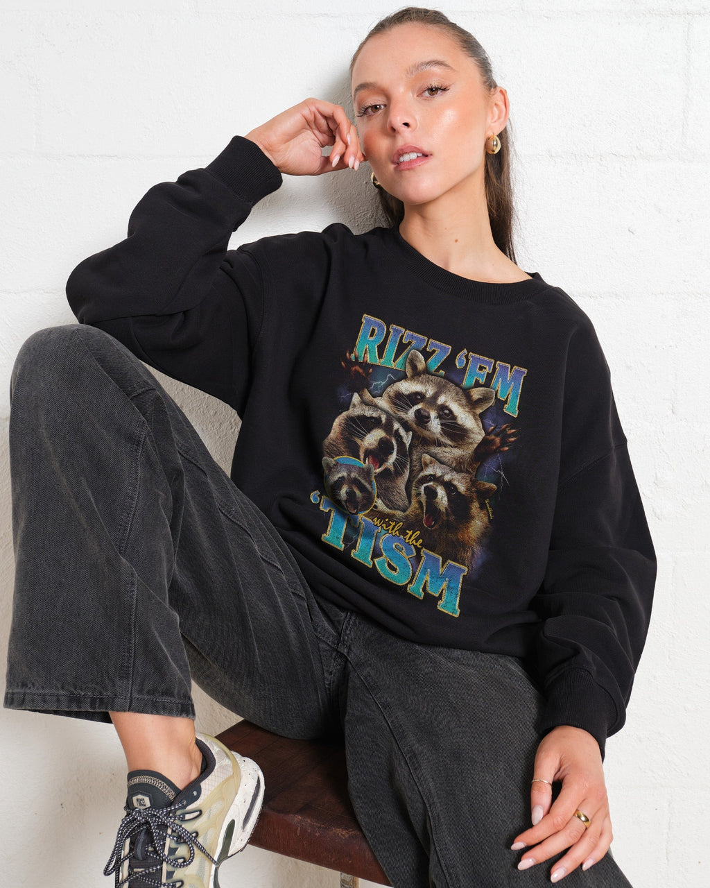 Rizz 'Em With the 'Tism Sweatshirt product image 2