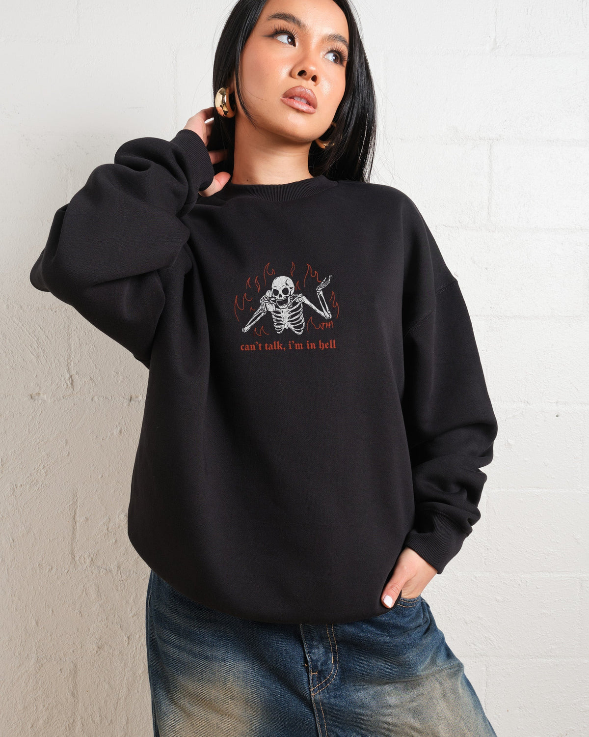 Can't Talk In Hell Sweatshirt product image 1
