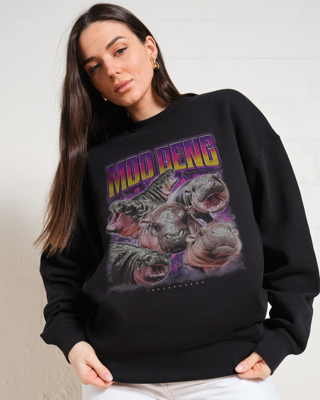 Moo Deng Sweatshirt product image 2
