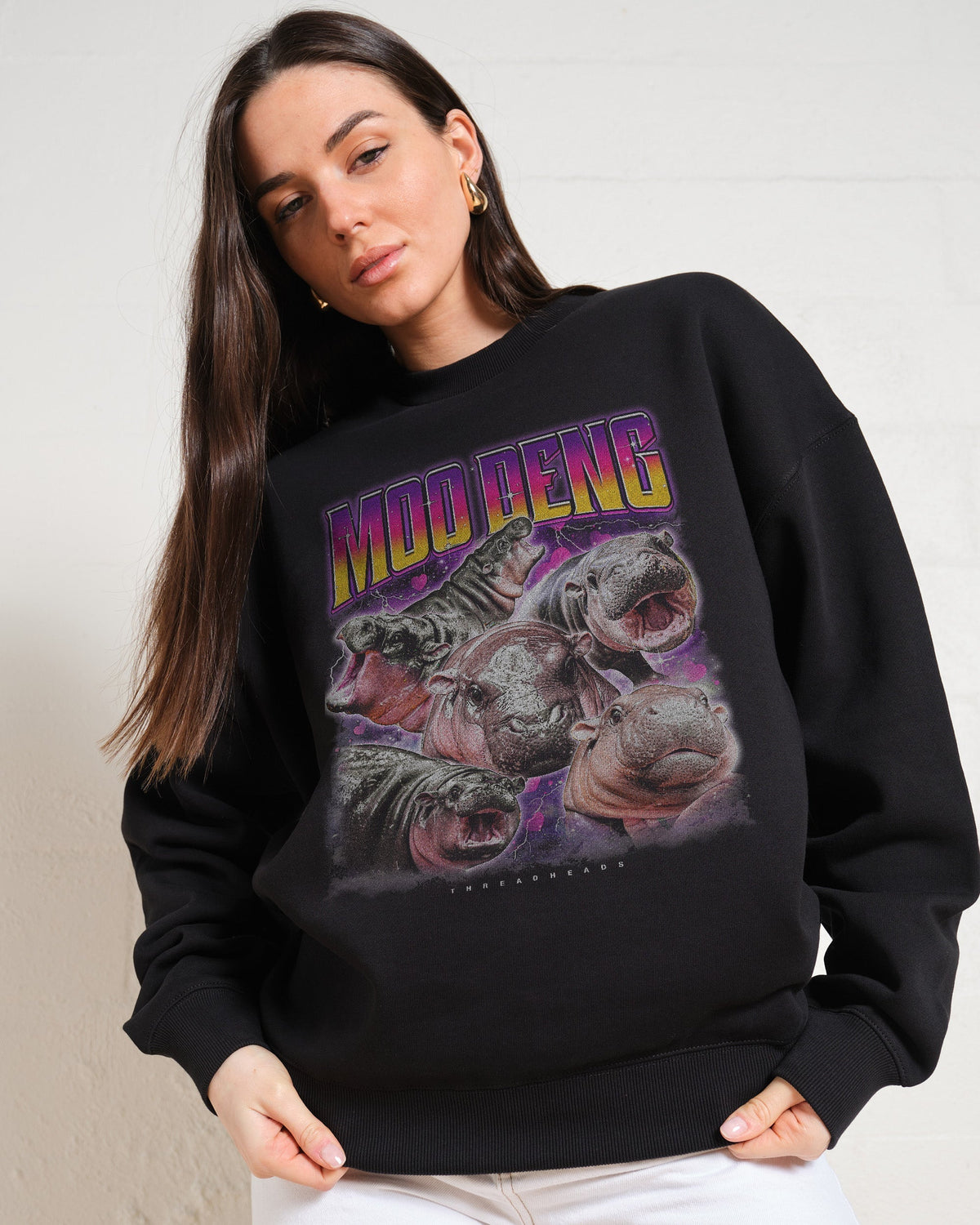 Moo Deng Sweatshirt product image 2