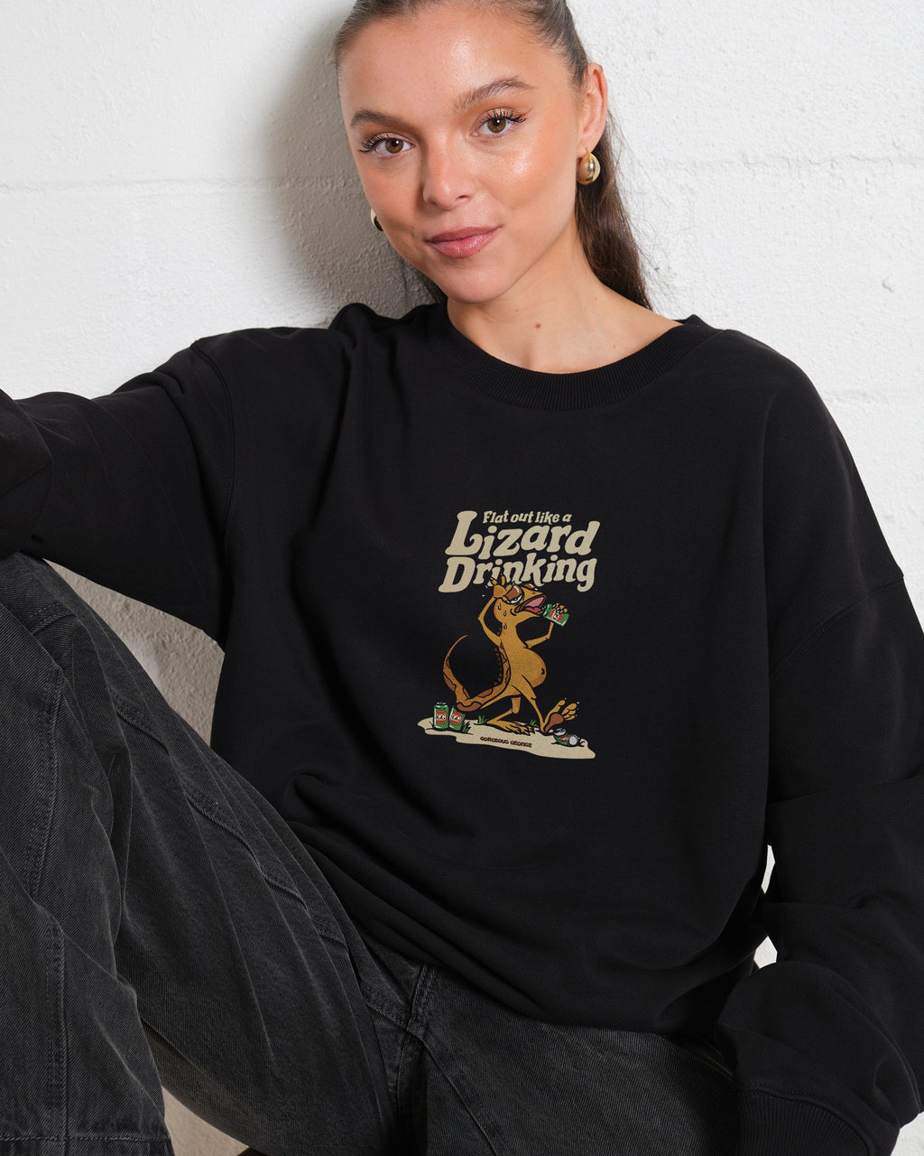 Flat Out Like a Lizard Drinking Sweatshirt product image 4