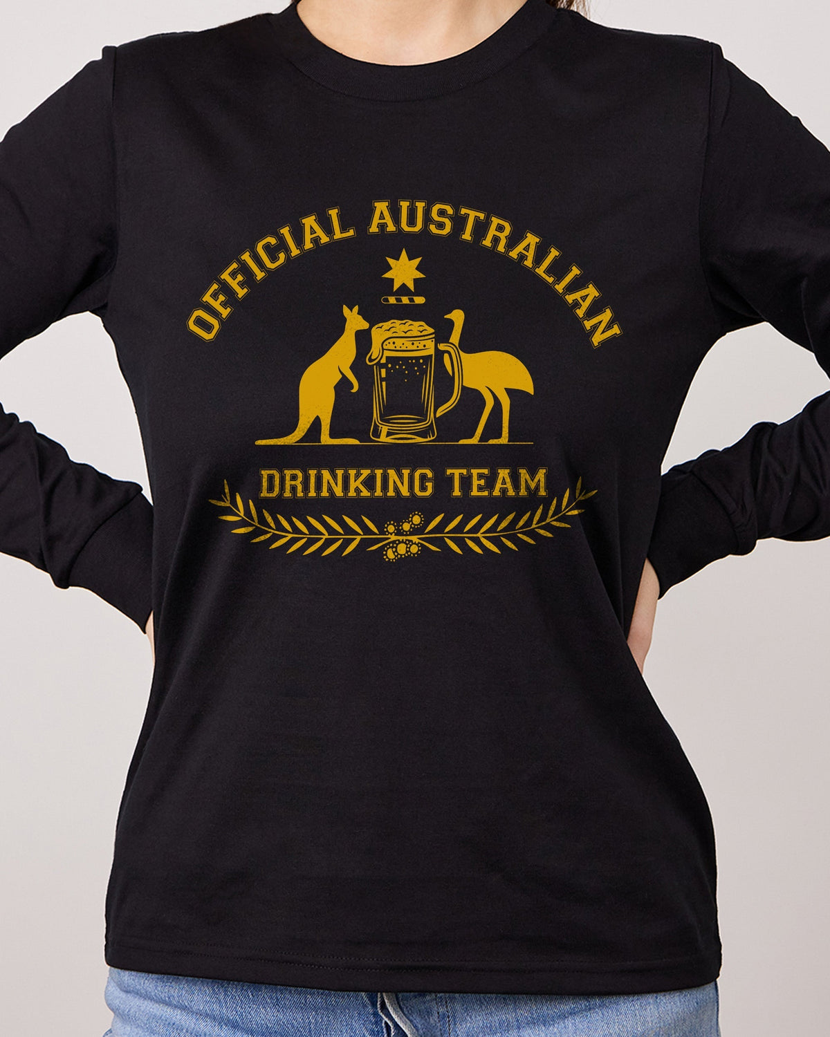 Official Australian Drinking Team Long Sleeve