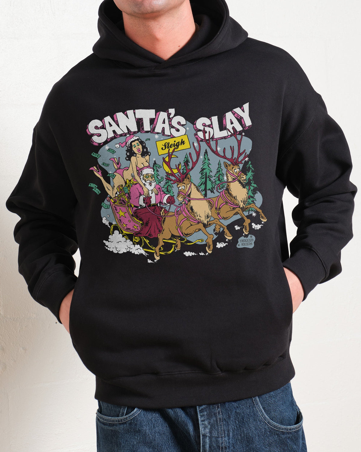 Santa Slay Hoodie product image 3