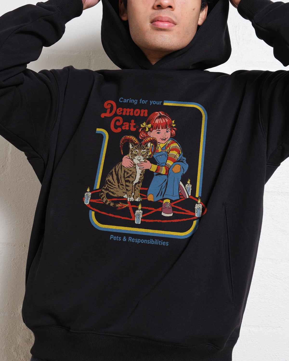 Caring for Your Demon Cat Hoodie product image 1