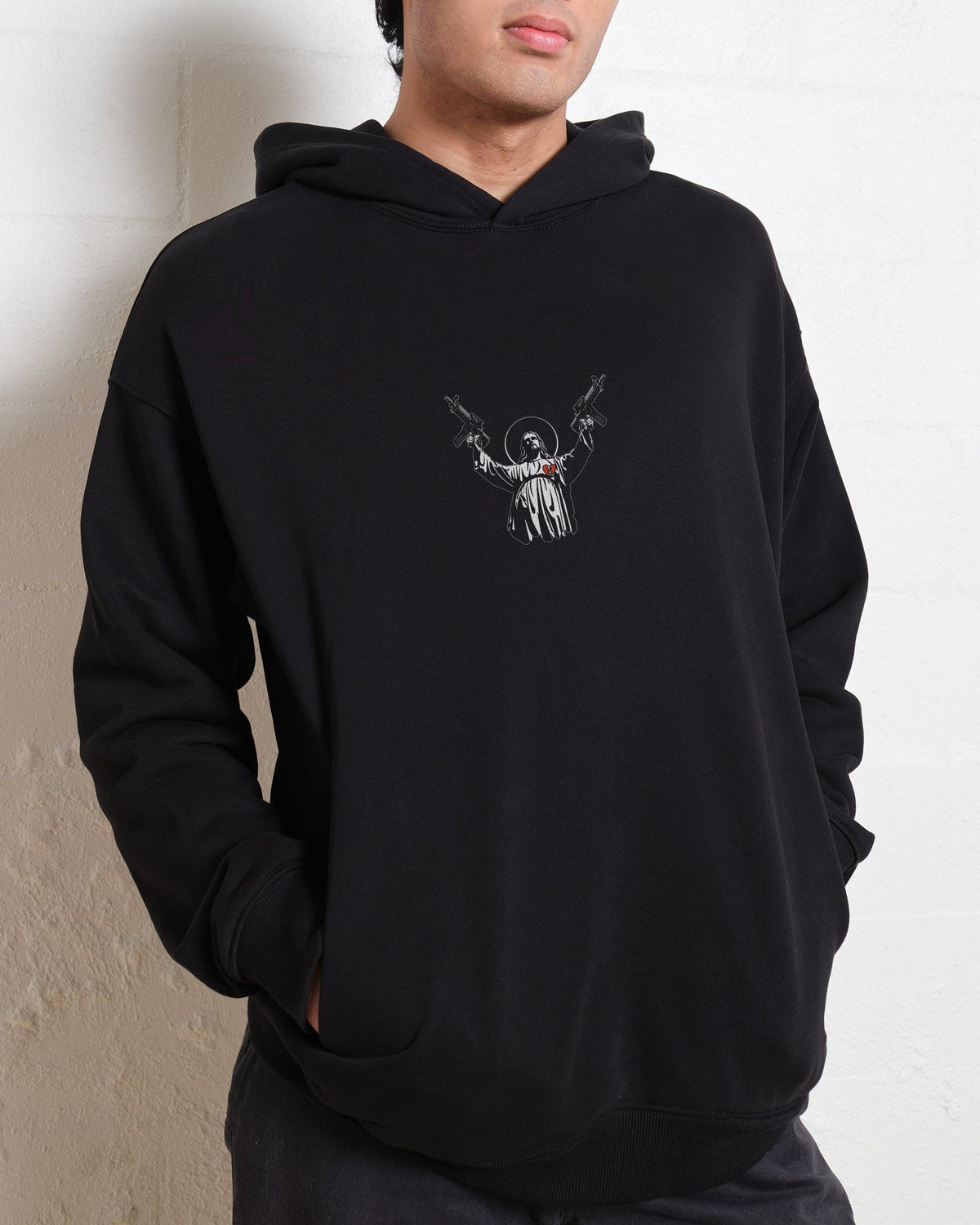 Machine Gun Christ Hoodie product image 3