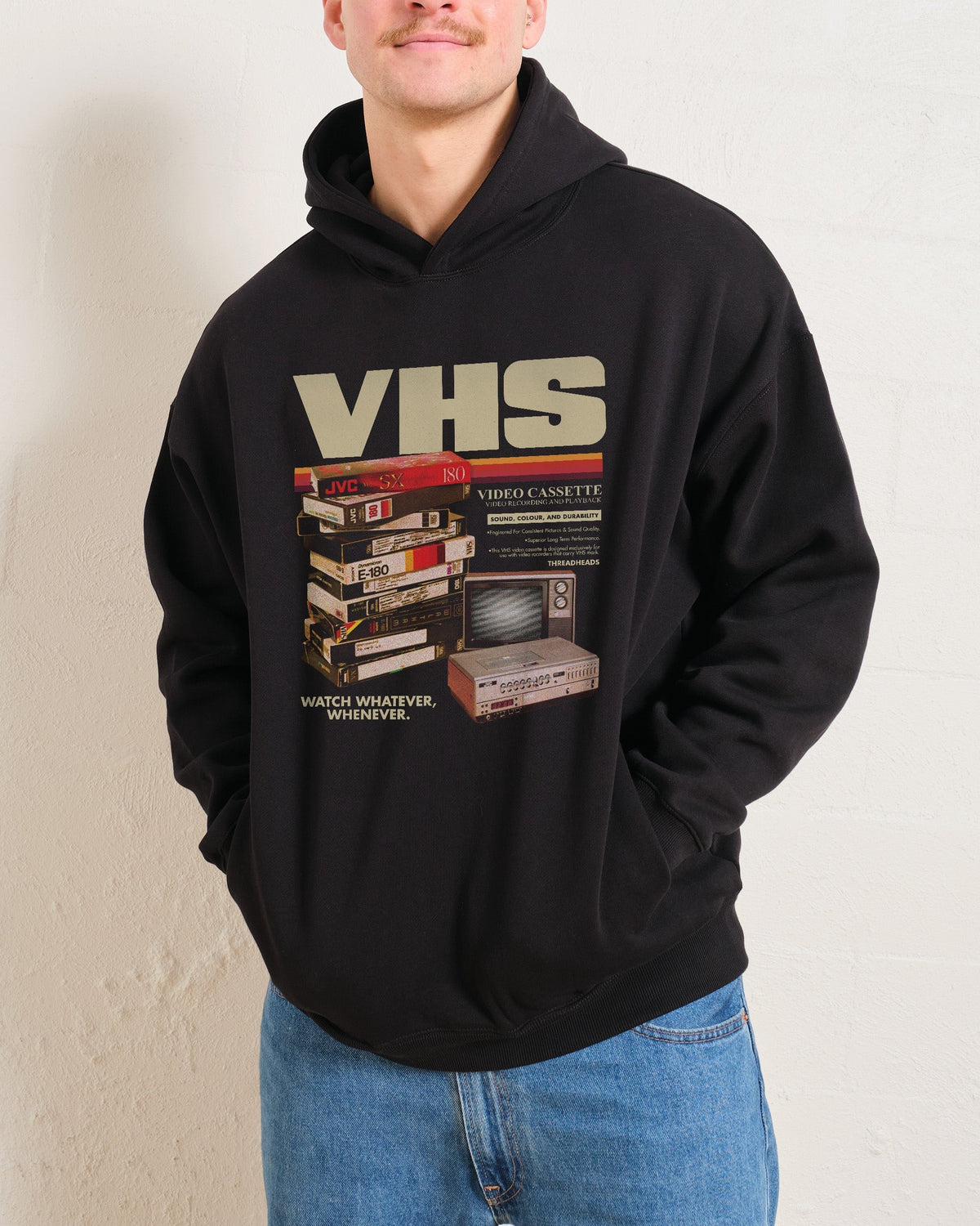 Vintage VHS Tapes Hoodie product image 3
