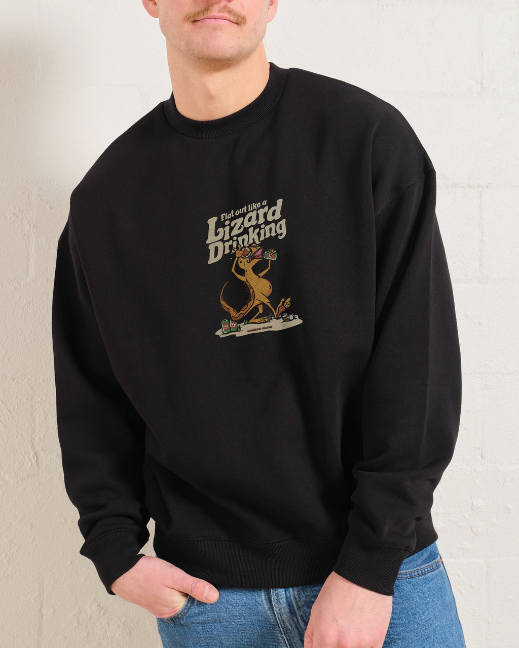 Flat Out Like a Lizard Drinking Sweatshirt product image 3