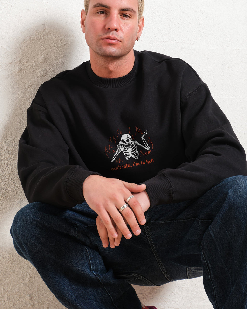 Can't Talk In Hell Sweatshirt product image 2