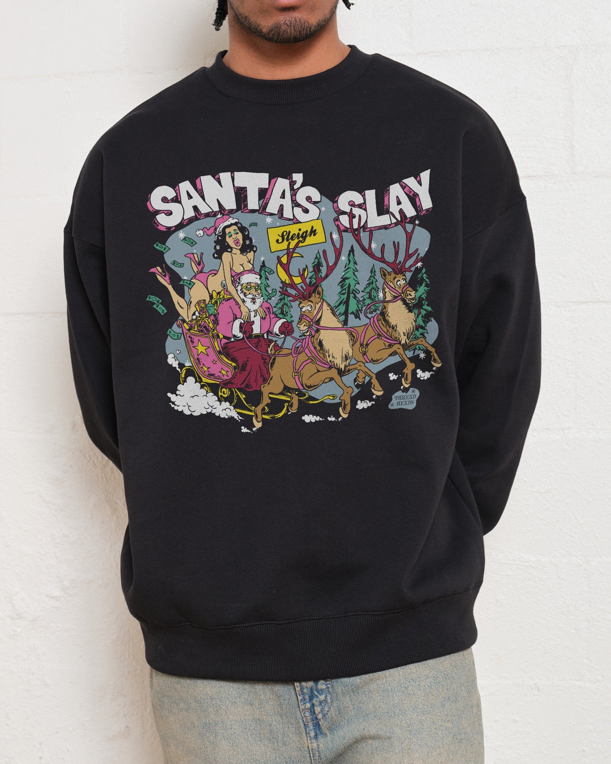 Santa Slay Sweatshirt product image 4