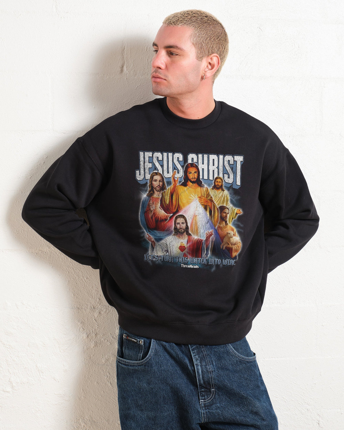 Vintage Jesus Christ Sweatshirt product image 2