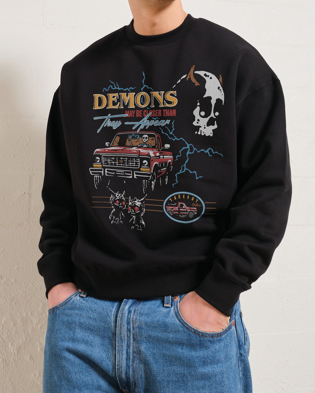 Demons May Be Closer Than They Appear Sweatshirt product image 1