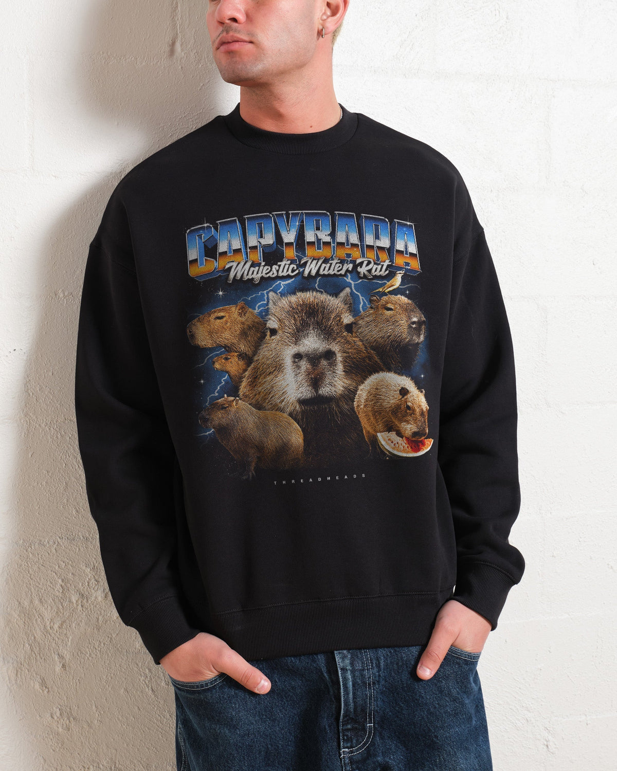 Capybara Water Rat Sweatshirt product image 1