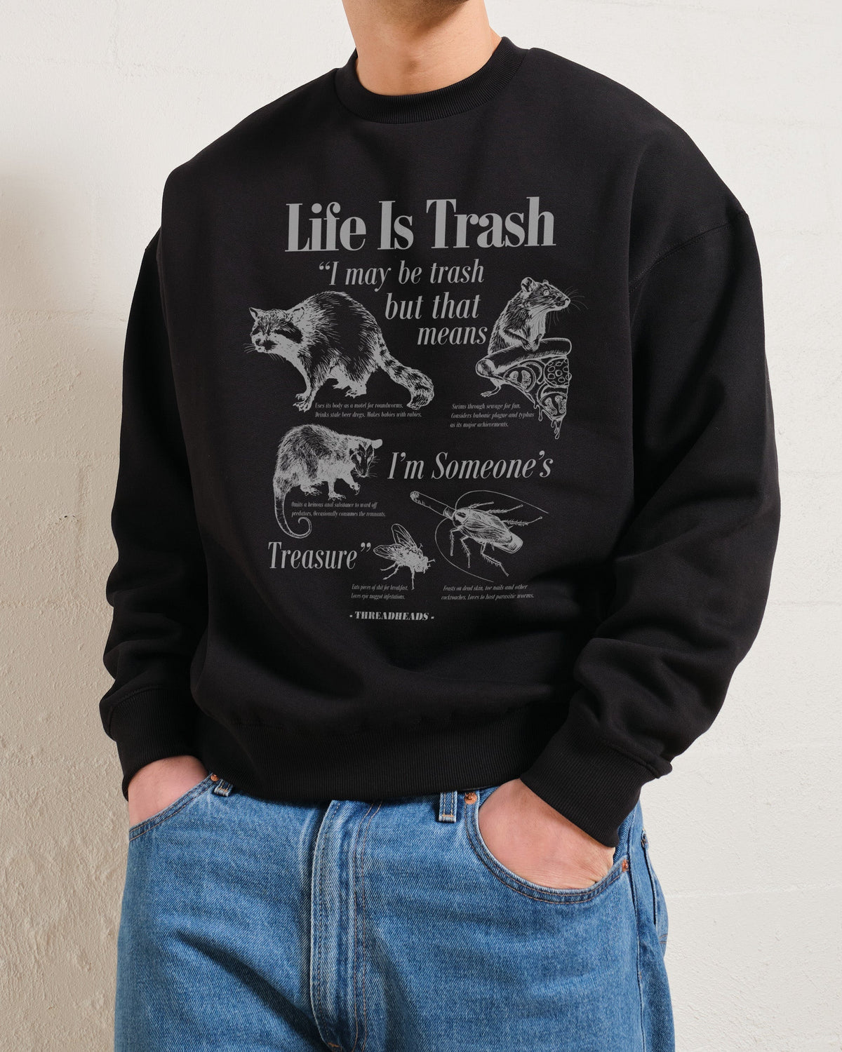 Life Is Trash Sweatshirt product image 4