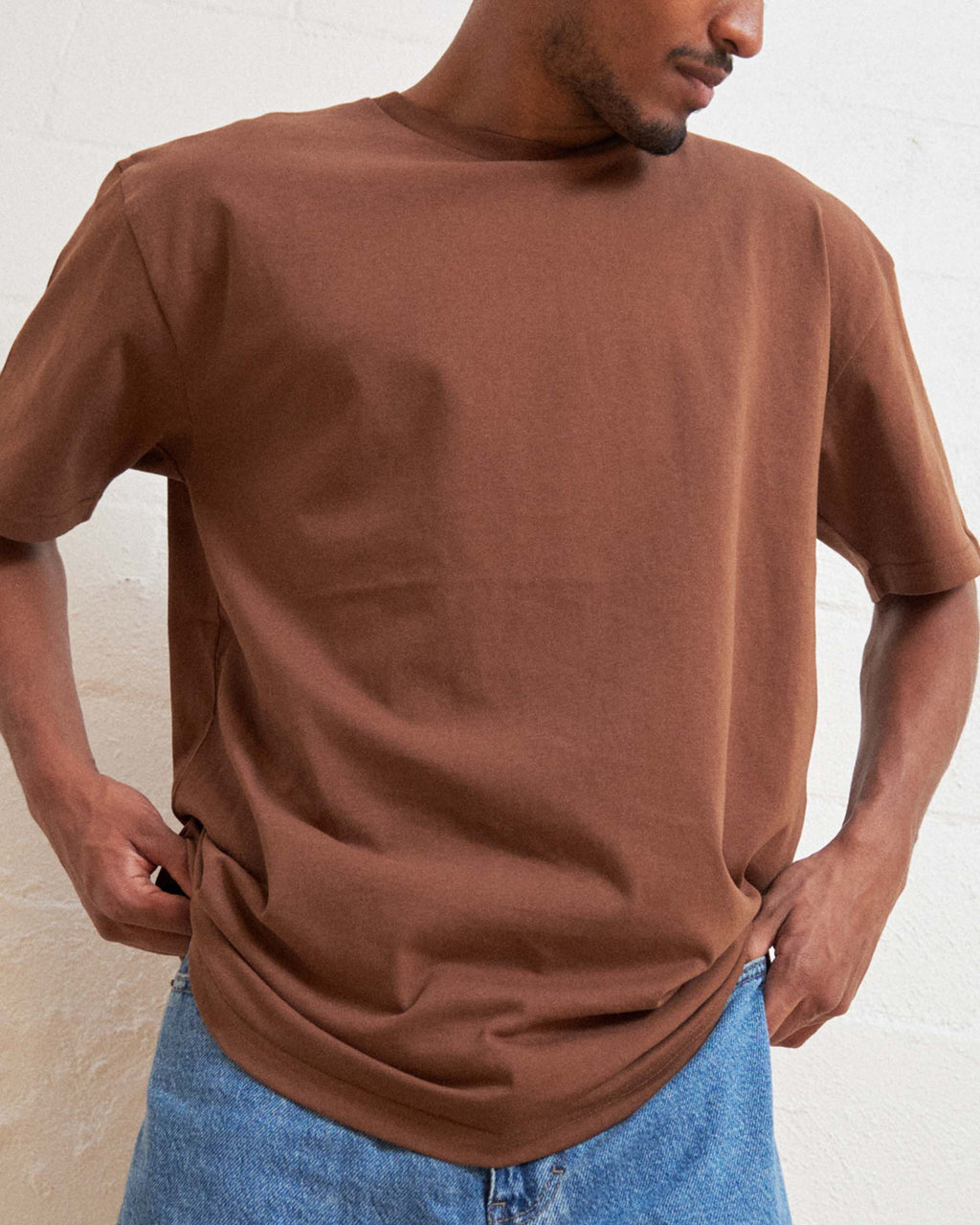 Classic Tee 5-Pack: Grey, Charcoal, Brown, Natural, White product image 6