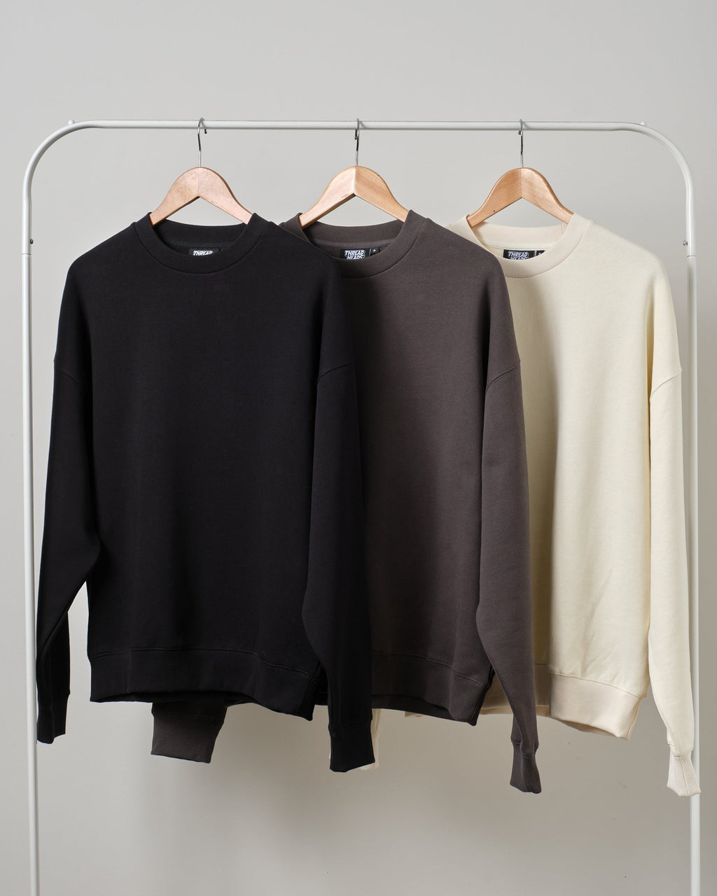 Sweatshirt 3 Pack: Black, Charcoal, Natural product image 1