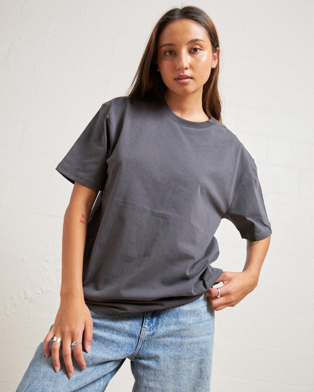 Classic Tee 5 Pack: Green, Charcoal, Navy, Brown, Black product image 3