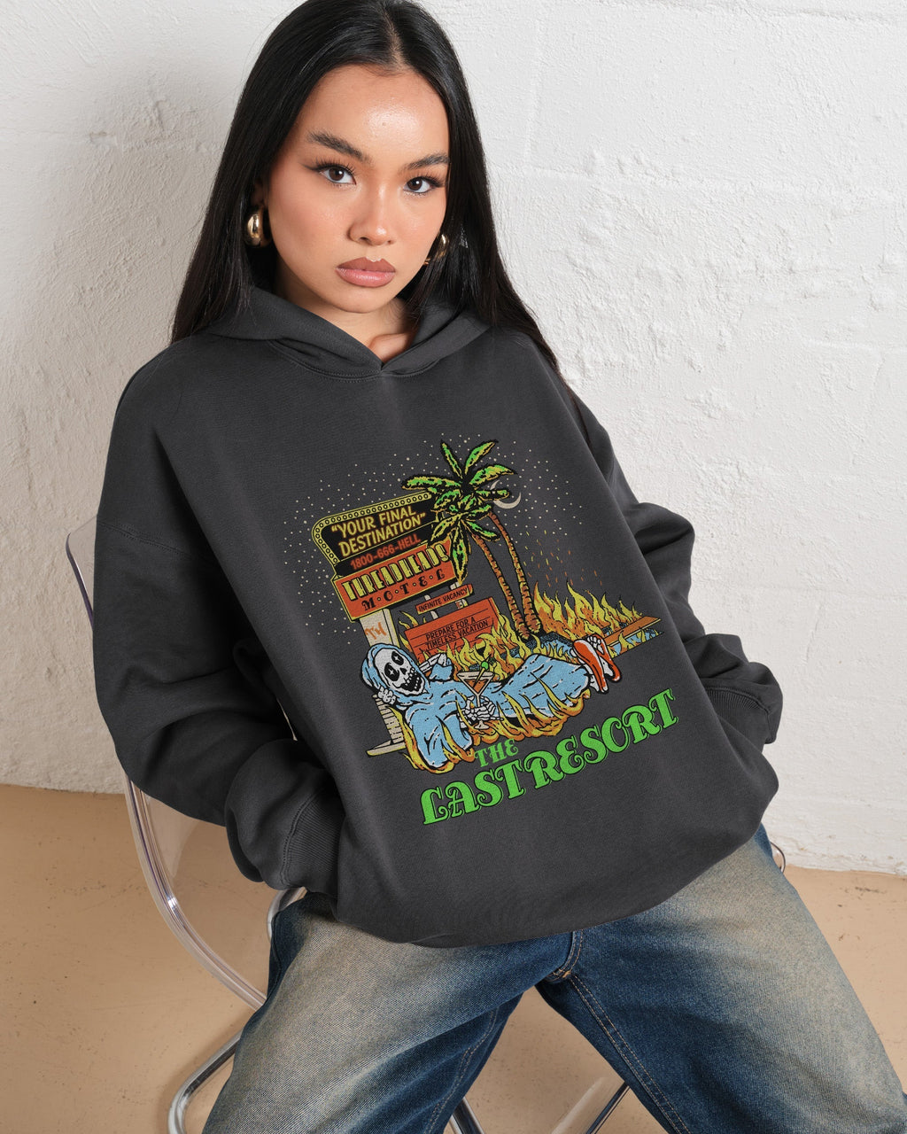 Last Resort Hotel Vacation Packages Hoodie product image 3