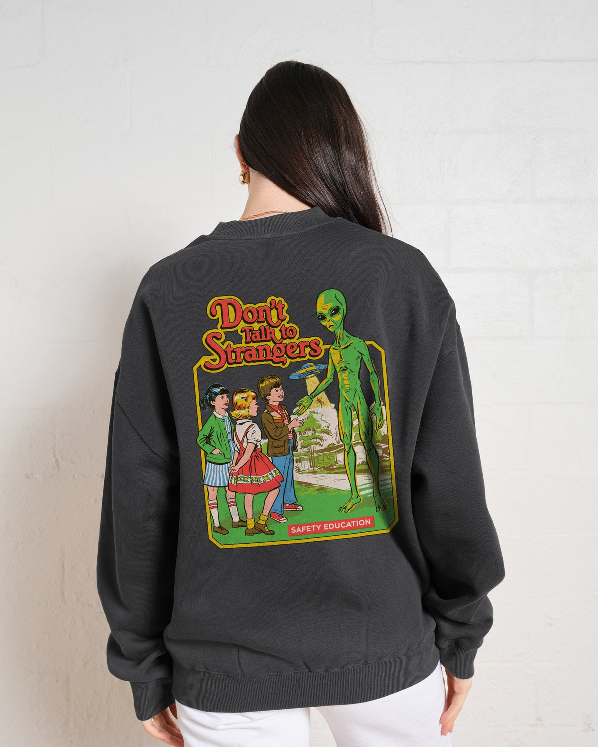 Don't Talk to Strangers Front and Back Sweatshirt product image 3