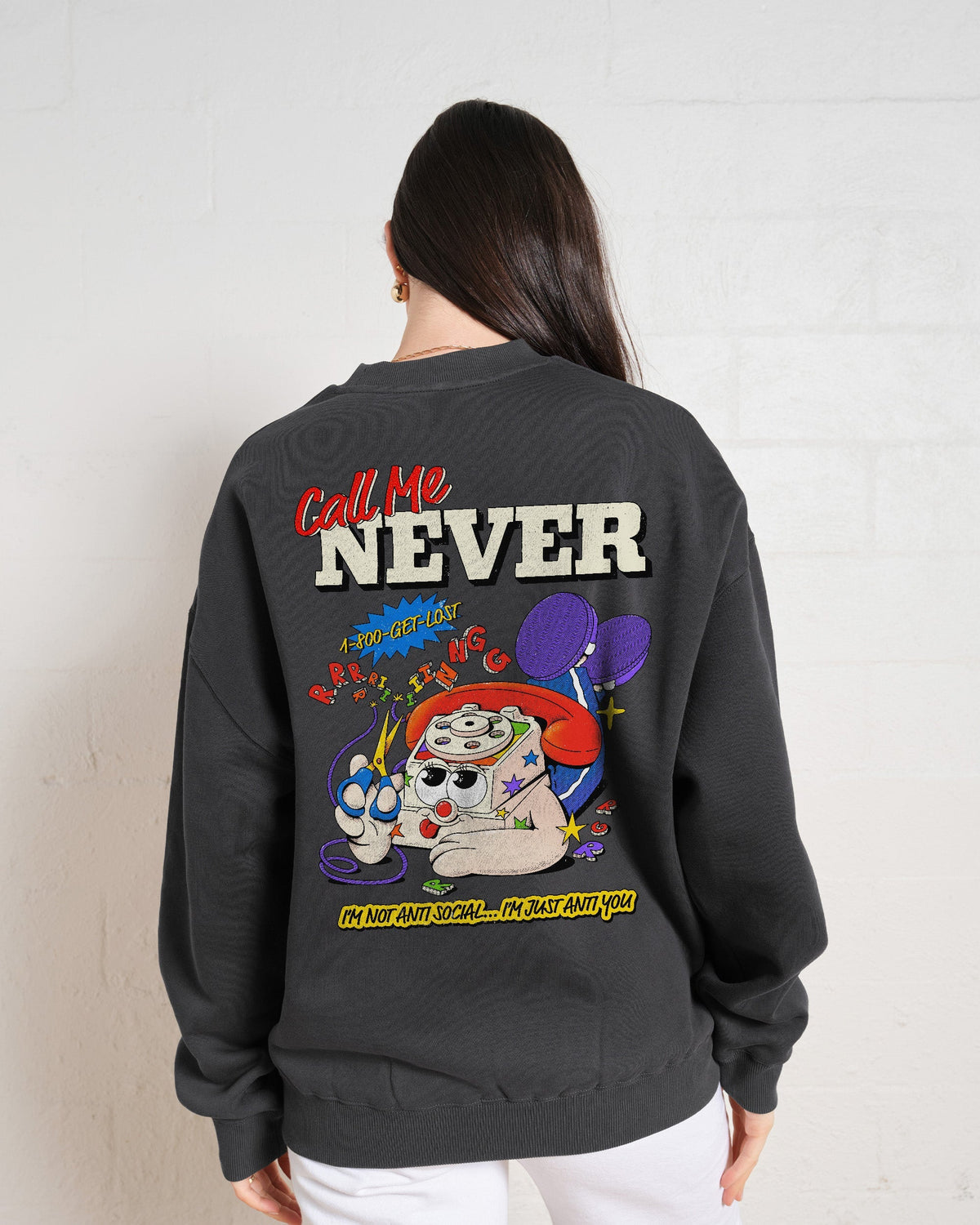 Call Me Never Sweatshirt product image 7