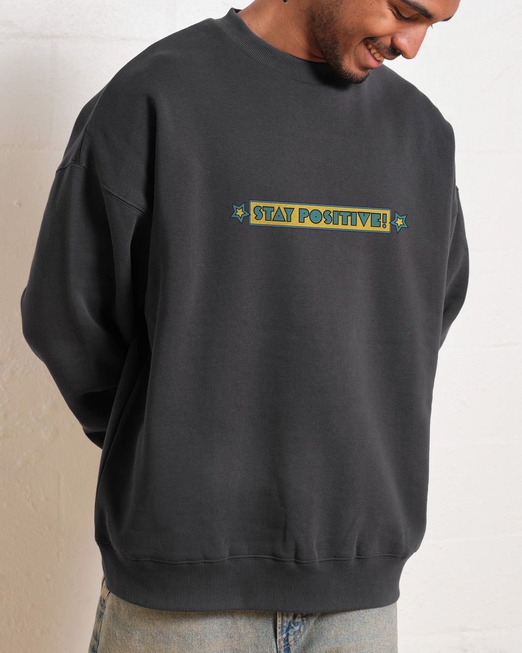 Stay Positive Front and Back Sweatshirt product image 8