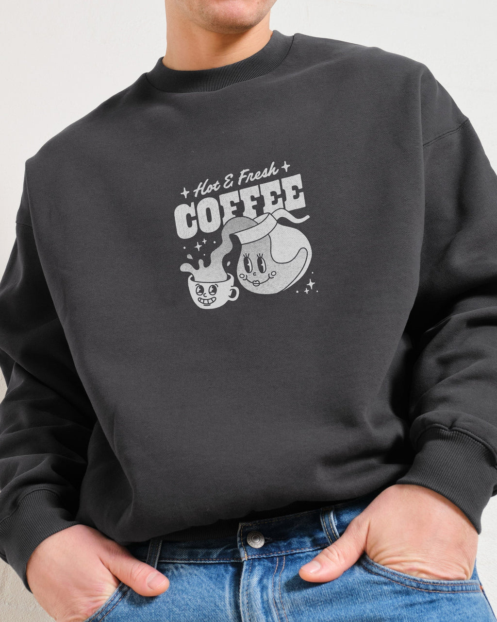 Hot & Fresh Coffee Sweatshirt product image 4