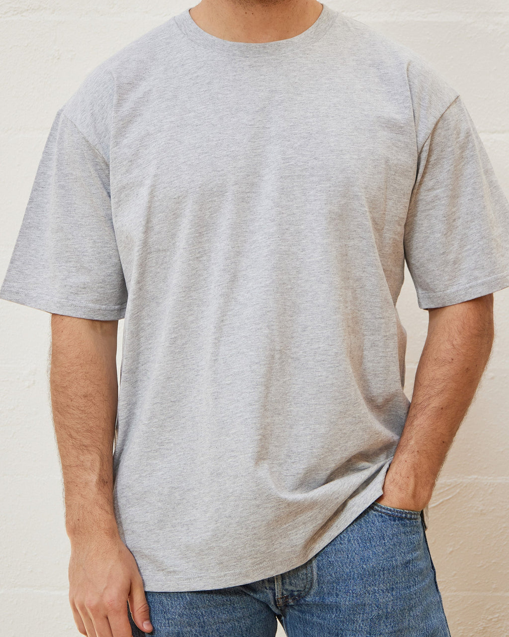 Classic Tee 5-Pack: Black, Navy, White, Natural, Grey product image 8