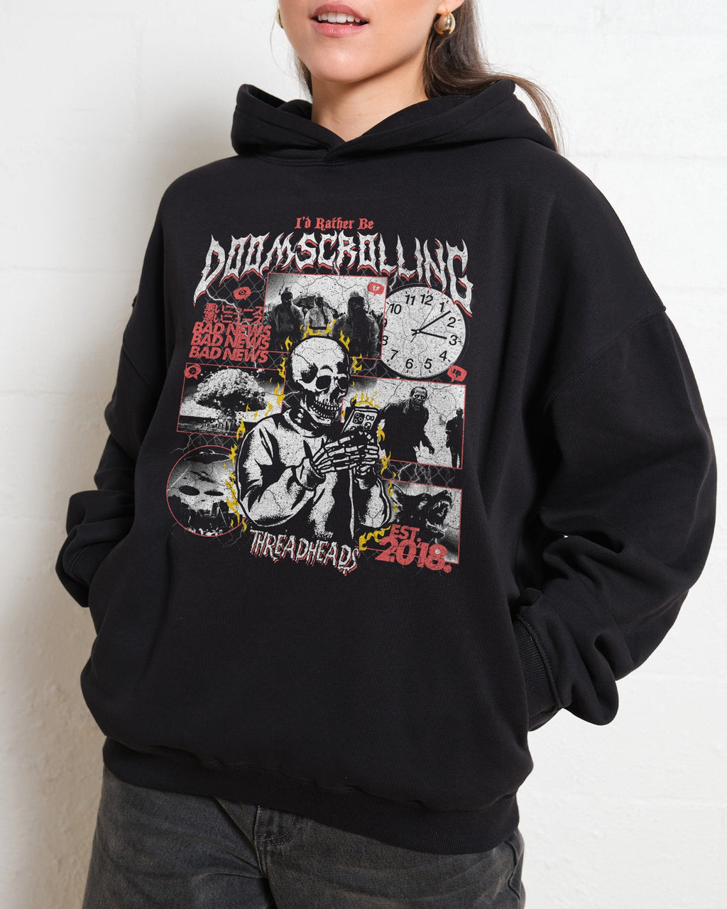 I’d Rather Be Doom Scrolling Hoodie product image 2