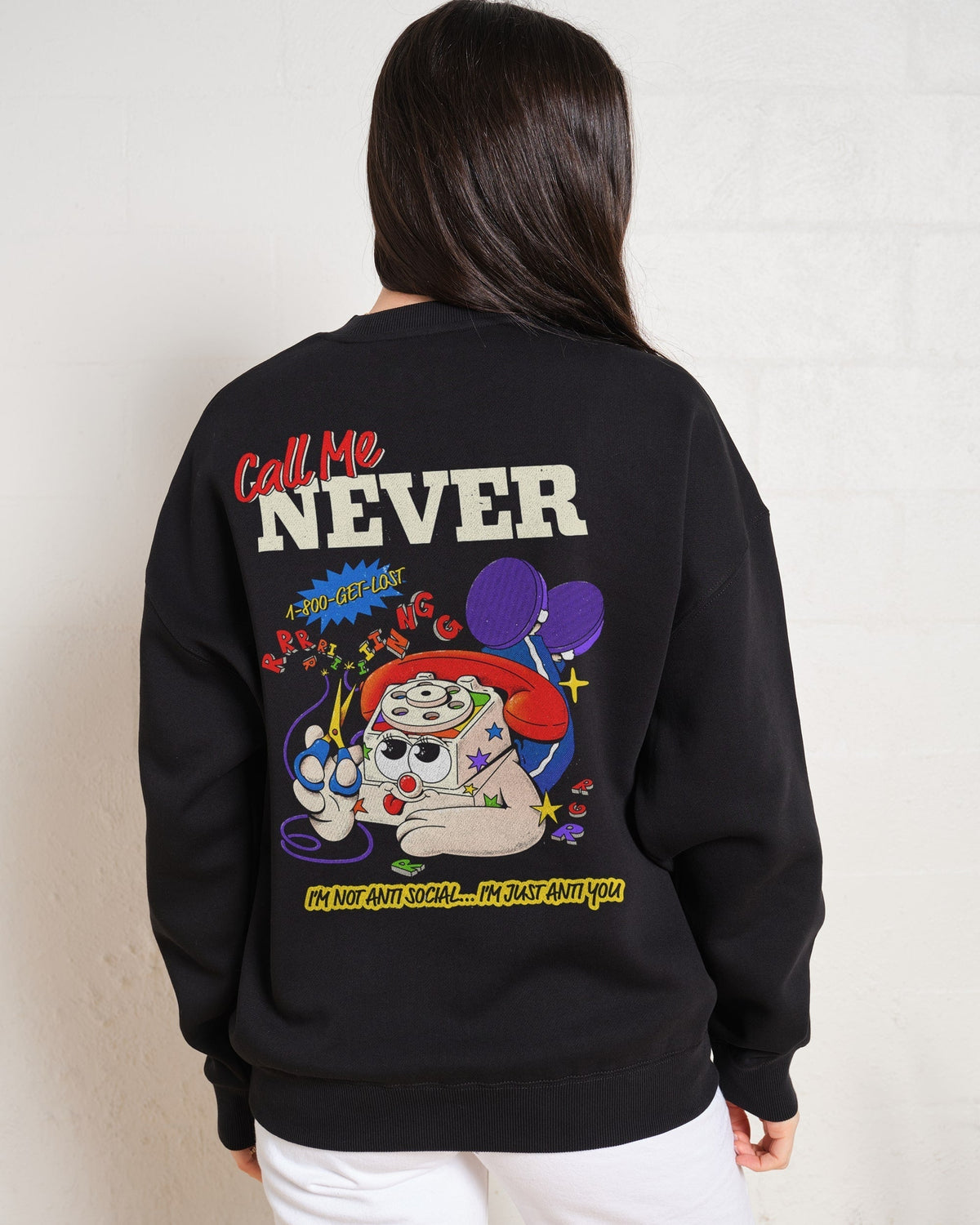 Call Me Never Sweatshirt product image 3