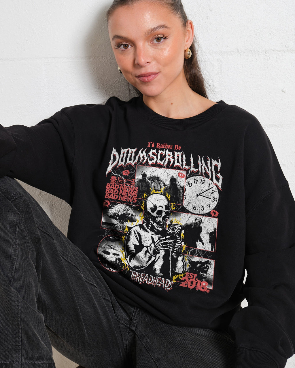 I’d Rather Be Doom Scrolling Sweatshirt product image 2