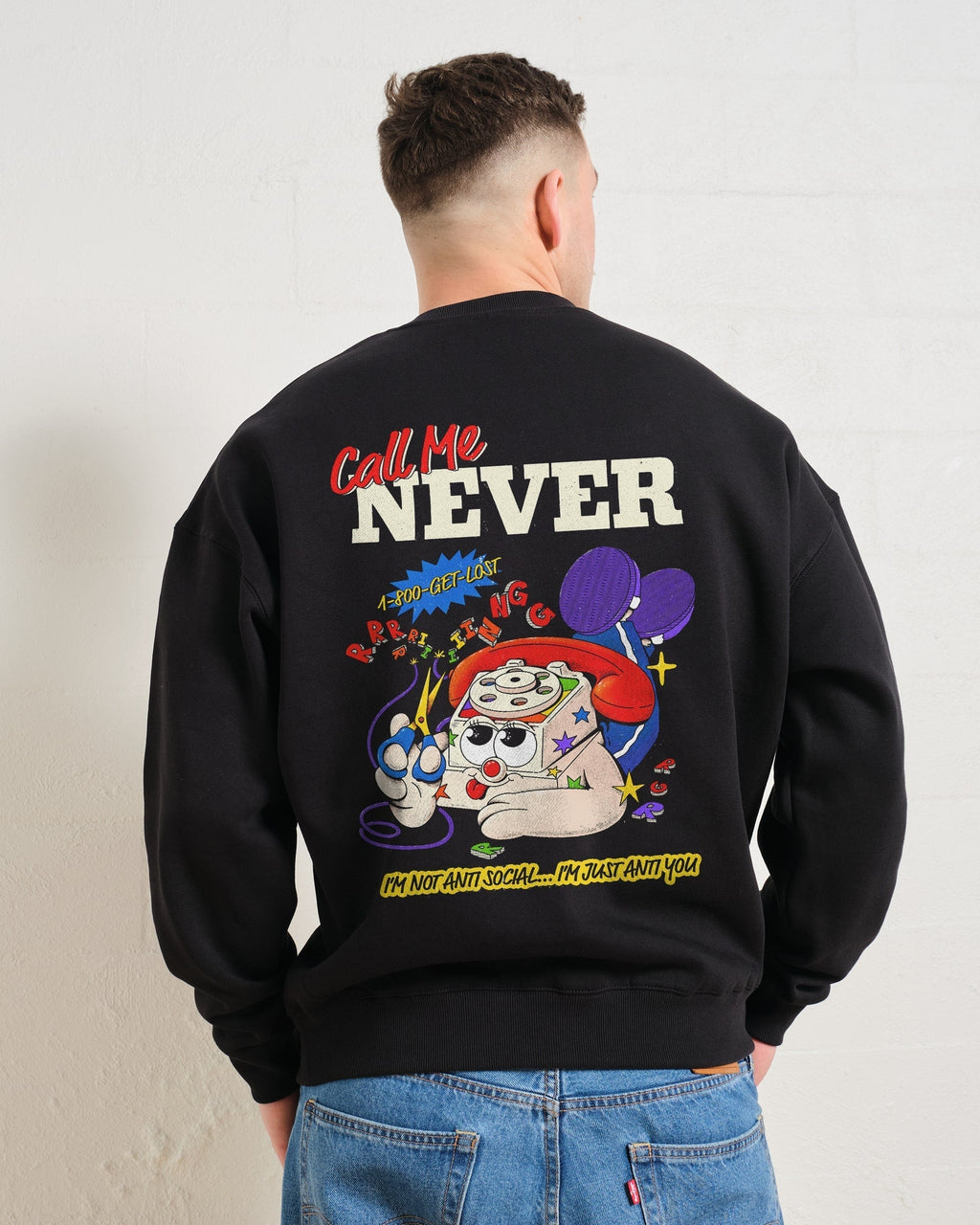 Call Me Never Sweatshirt product image 1