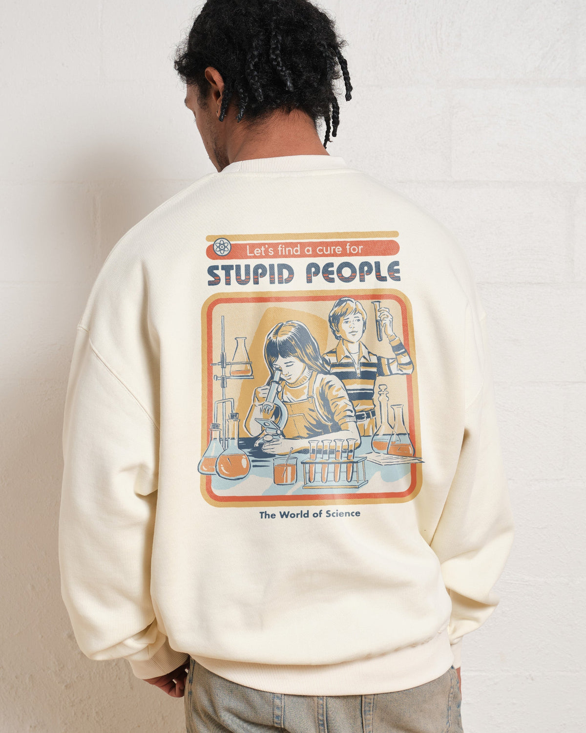 Let's Find a Cure for Stupid People Front and Back product image 1